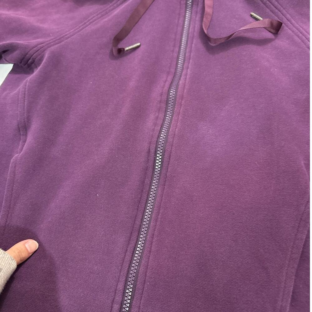 Lululemon Women’s 6 Fleece Please Hoodie Darkest Magenta Gym Athleisure Outdoors - Picture 8 of 11
